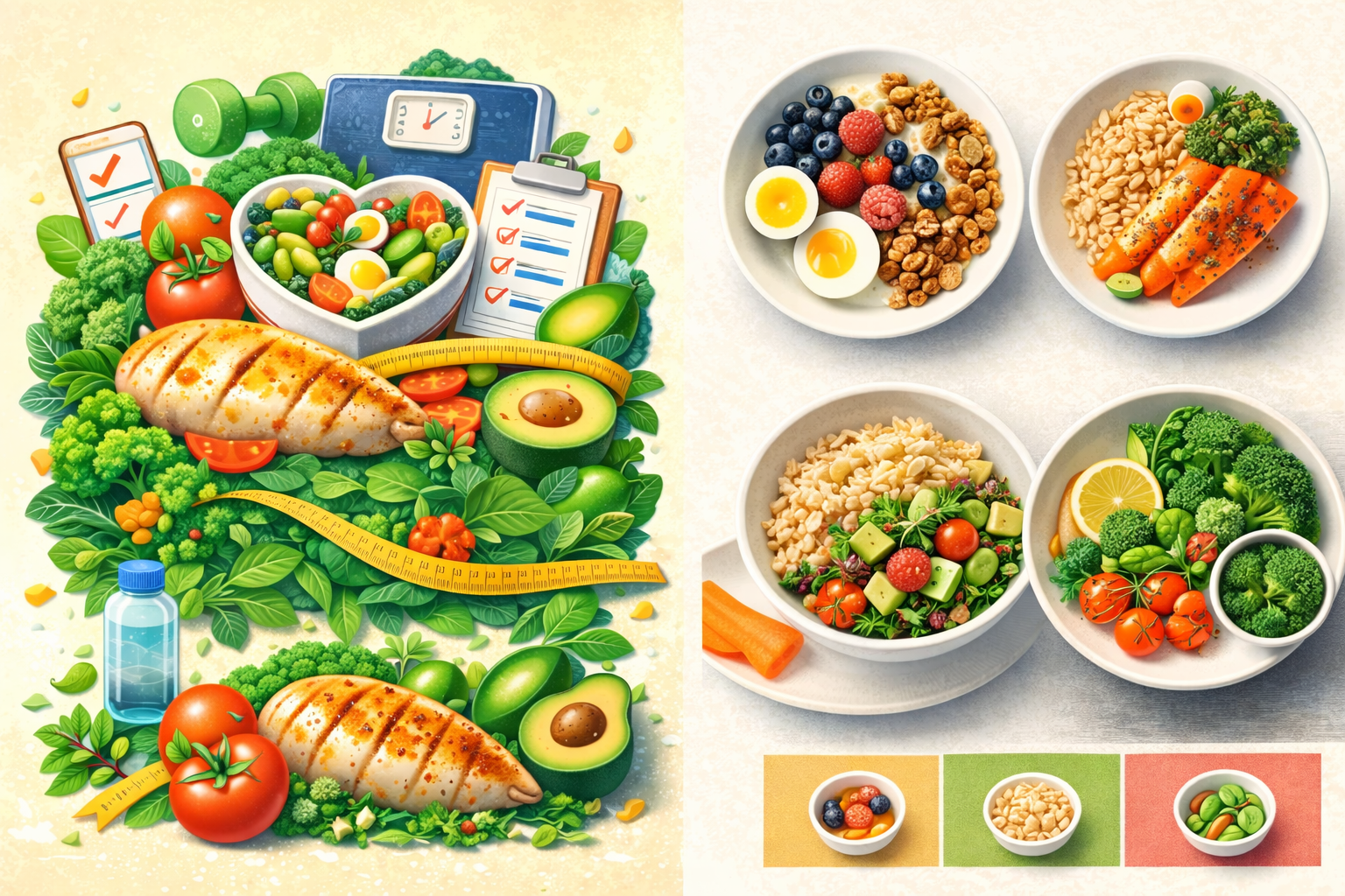 다이어트 식단: 효과적인 체중 감량을 위한 필수 가이드